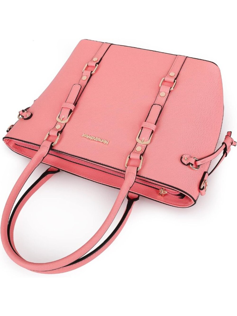 Stylish 3PC Women's Tote Bag, Wallet & Shoulder Satchel Handbag Set - Chic - Picture 5 of 6